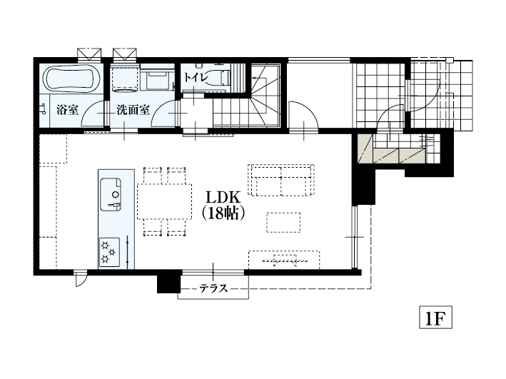世田谷区尾山台2_間取り&配置図_最終ol_1F