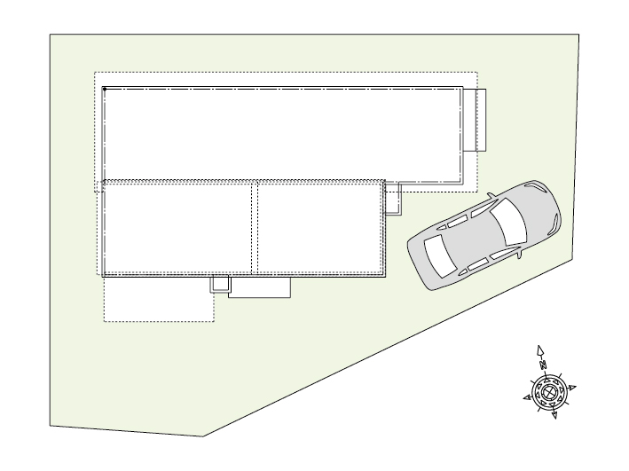 世田谷区尾山台2_間取り&配置図_最終ol_配置図