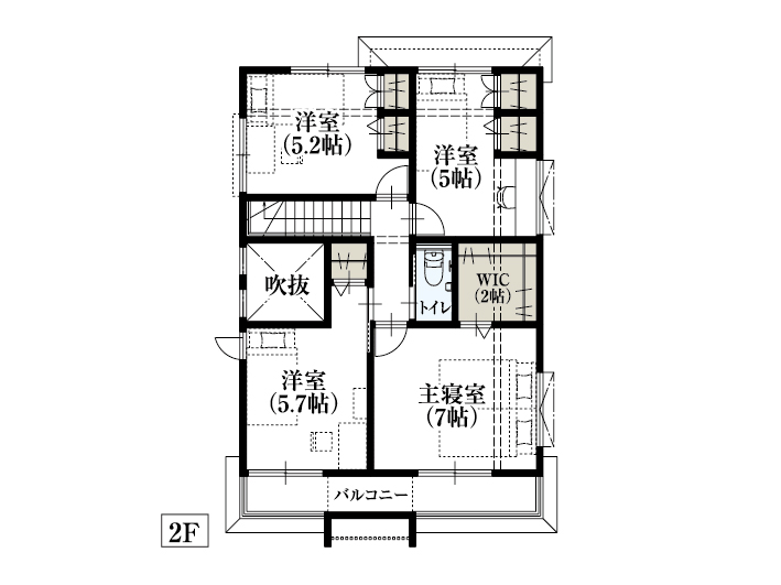 練馬区石神井町7_間取り&配置図_最終ol_2F