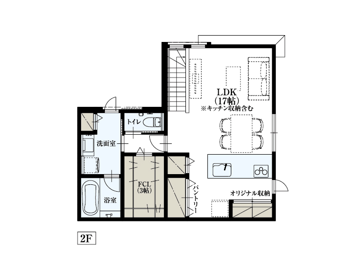 杉並区下井草_No1_間取り&配置図_最終ol_2F