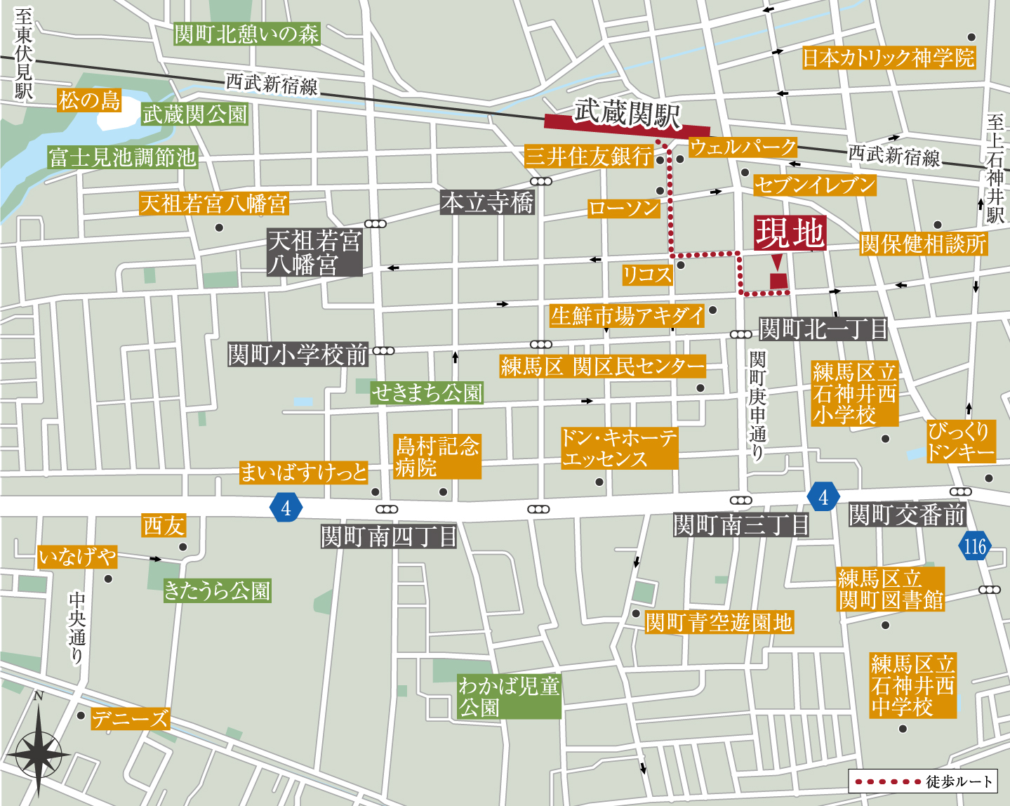 現地案内図