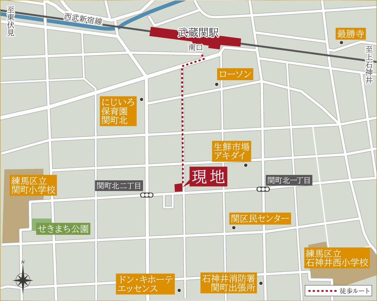現地案内図