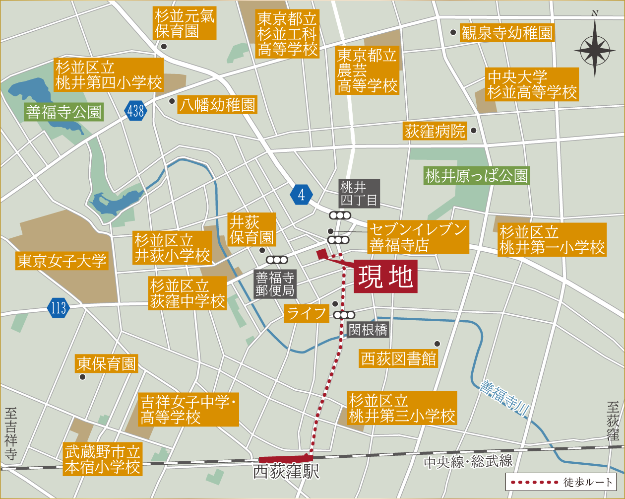 現地案内図