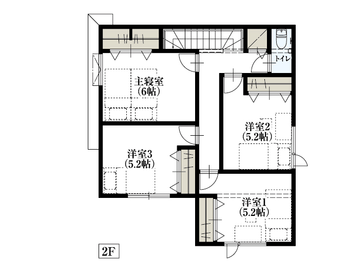 目黒区八雲4_間取り&配置図_最終ol_2F