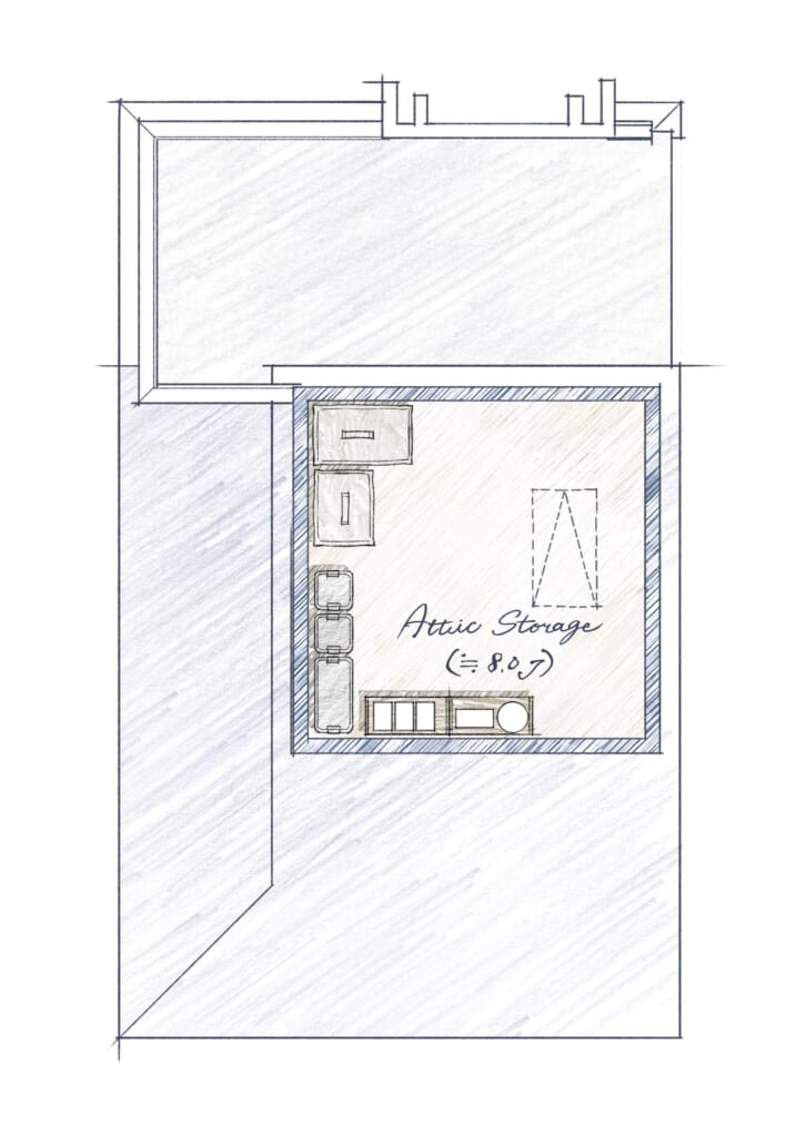 経堂_4号棟_小屋裏