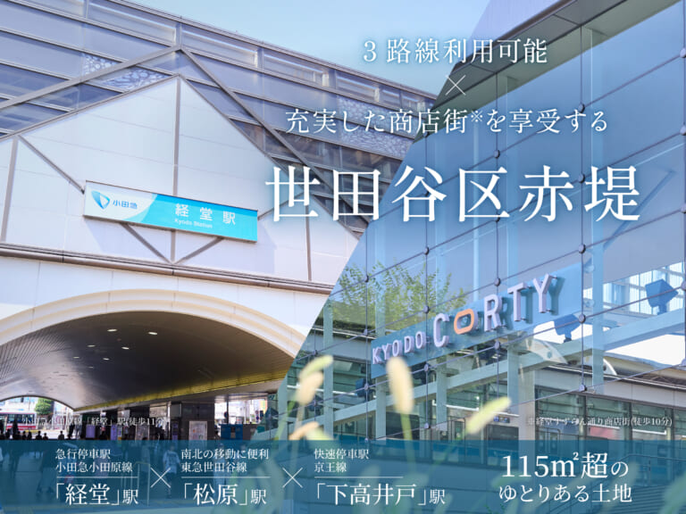 【建築条件付き土地】世田谷区赤堤三丁目計画