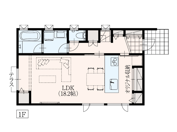 三鷹市井の頭5_間取り&配置図_最終ol_1F