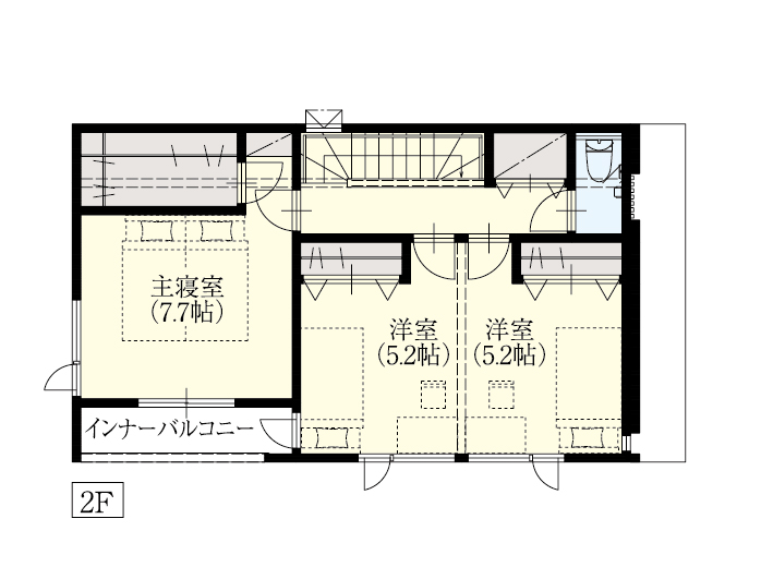 三鷹市井の頭5_間取り&配置図_最終ol_2F