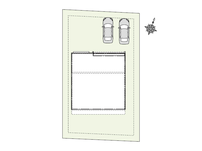 世田谷区成城5_間取り&配置図_最終ol_配置図