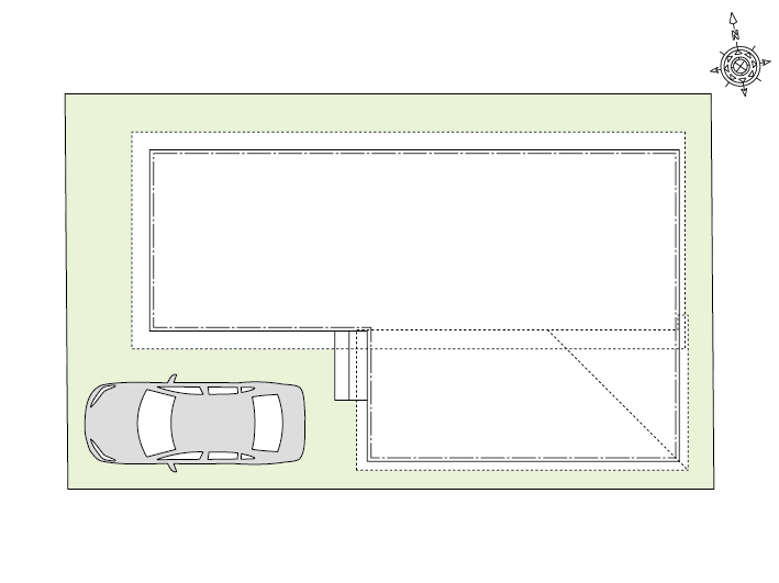 世田谷区桜2_No2_間取り&配置図_最終ol_配置図