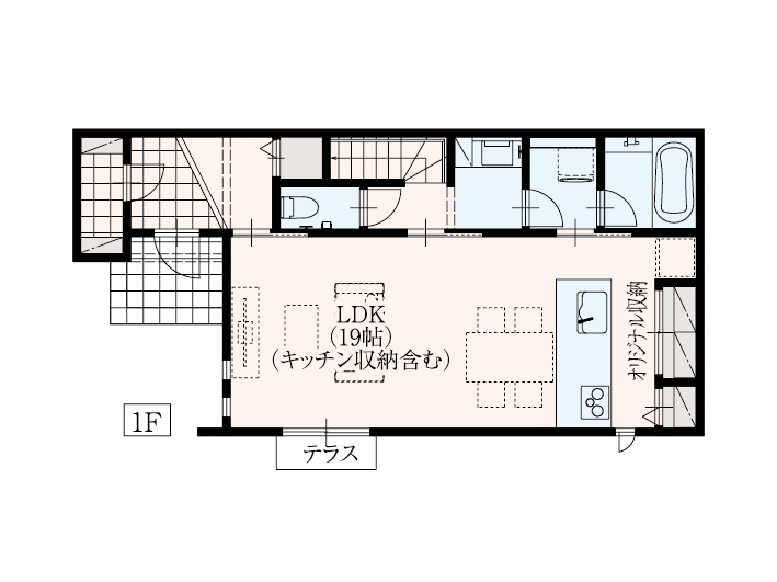 世田谷区桜丘3_No2_間取り&配置図_最終ol_1F