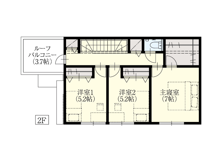 世田谷区桜丘3_No2_間取り&配置図_最終ol_2F