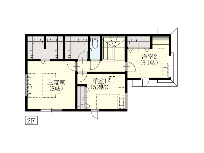 世田谷区砧三丁目_No2_間取り&配置図_最終ol_2F