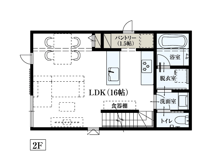 世田谷区砧二丁目_間取り&配置図_最終ol_2F