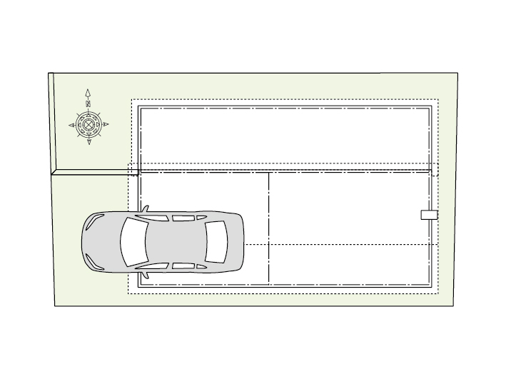 世田谷区砧二丁目_間取り&配置図_最終ol_配置図