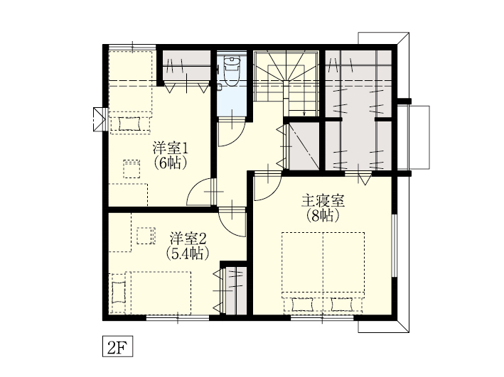 世田谷区羽根木2_間取り&配置図_最終ol_2F
