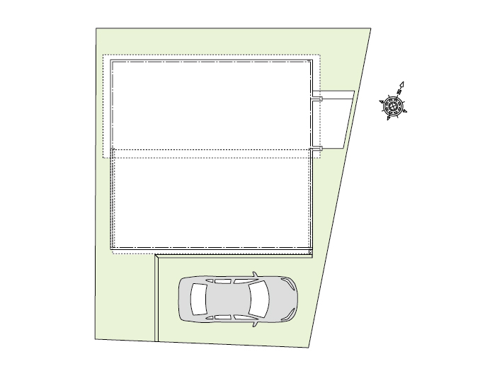 世田谷区羽根木2_間取り&配置図_最終ol_配置図