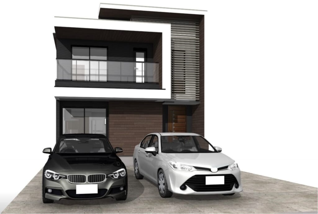 仙台市富沢2_外観参考パース