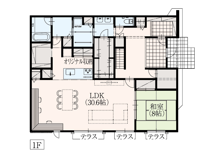 尼崎市南武庫之荘5_1区画_間取り&配置図_最終ol_1F
