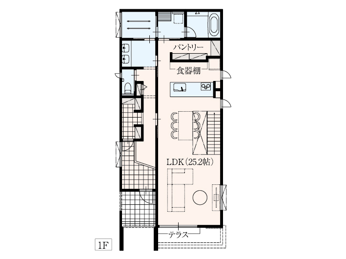 目黒区中根1_間取り&配置図_最終ol_1F