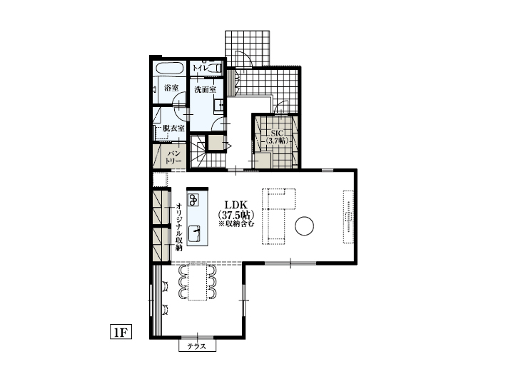 目黒区洗足2_間取り&配置図_最終ol_1F