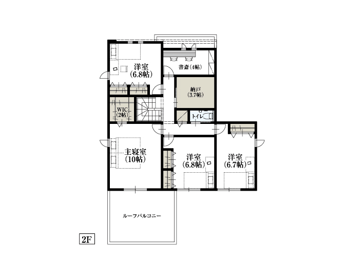 目黒区洗足2_間取り&配置図_最終ol_2F