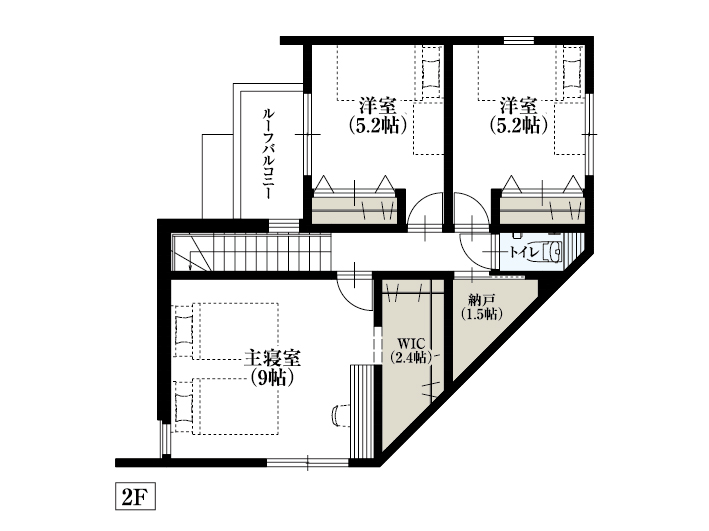 仙台市一本杉_No1_間取り&配置図_最終ol_2F