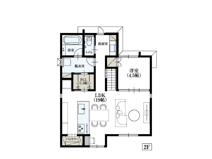 仙台市太白区長町南4_No2_間取り&配置図_最終ol_2F