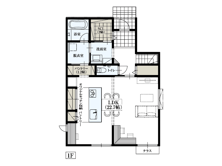 名古屋市千種区山門町_間取り&配置図_最終ol_1F