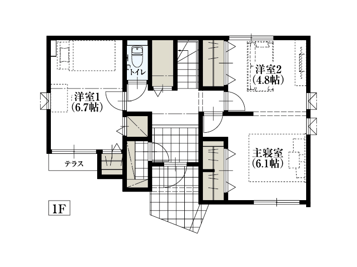 杉並区永福3I_間取り&配置図_最終ol_1F