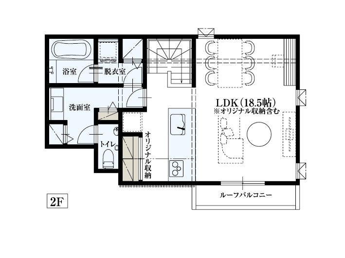 杉並区永福3I_間取り&配置図_最終ol_2F