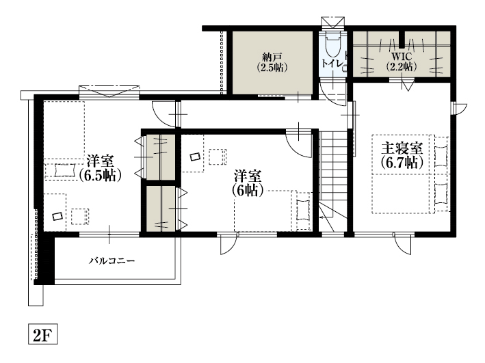 福岡市篠栗町中央4_間取り&配置図_最終ol_2F
