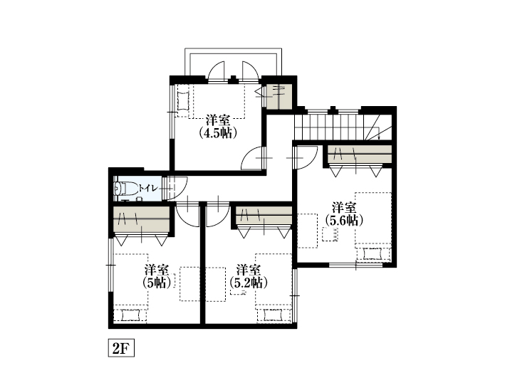 杉並区下井草2_No1_間取り&配置図_最終ol_2F