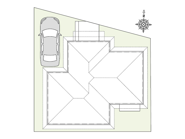 杉並区下井草2_No1_間取り&配置図_最終ol_配置図