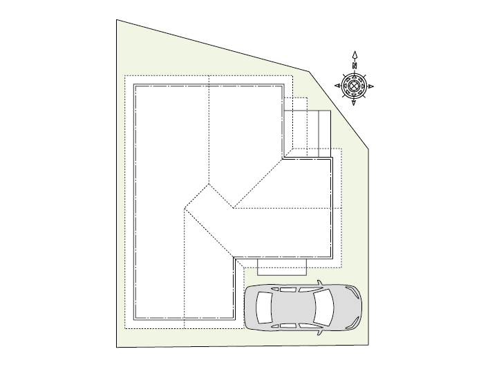 杉並区下井草2_No2_間取り&配置図_最終ol_配置図