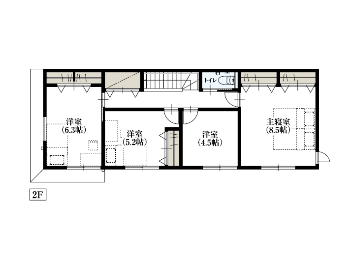 大阪府箕面市桜ケ丘3_No2_間取り&配置図_最終ol_2F