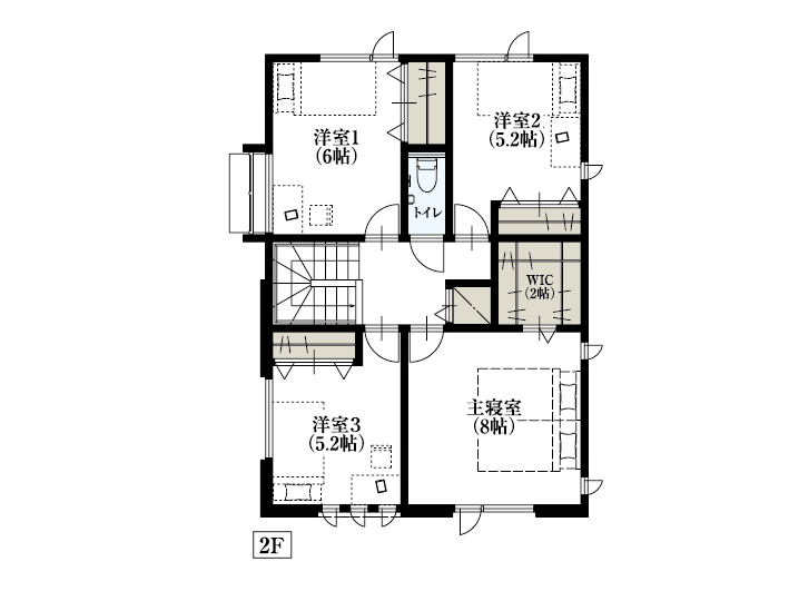 大阪府箕面市桜ヶ丘3_No3_間取り&配置図_最終ol_2F