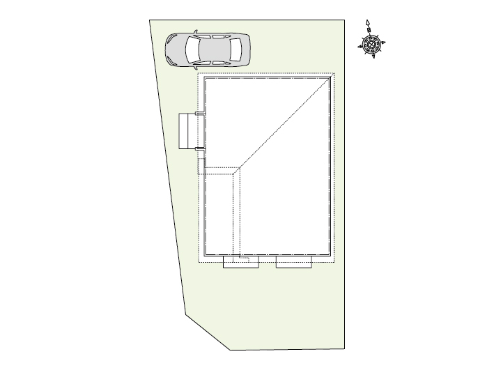 大阪府箕面市桜ヶ丘3_No3_間取り&配置図_最終ol_配置図