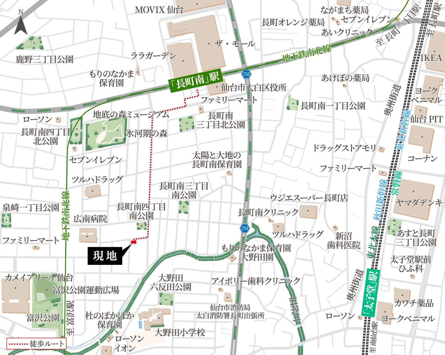 現地案内図