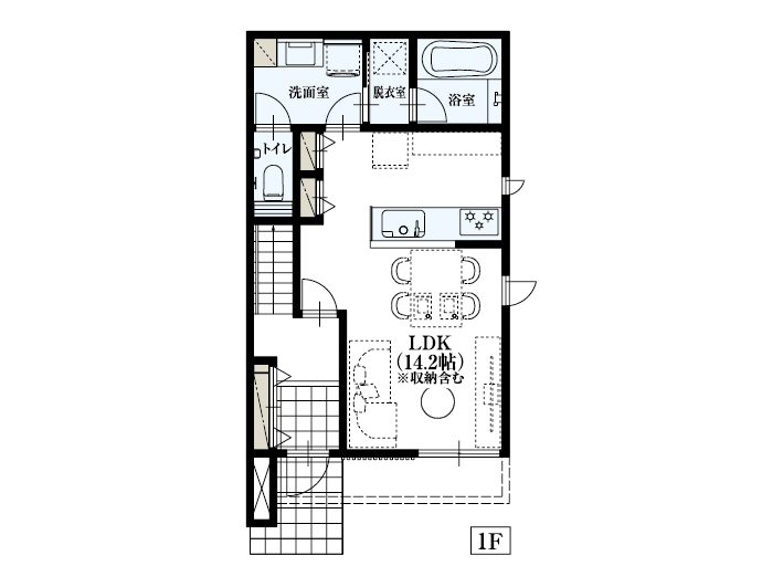 練馬区関町北2_No5_間取り&配置図_最終ol_1F