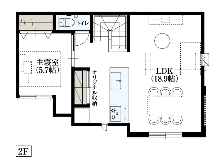 杉並区永福3_No5_間取り&配置図_最終ol_2F