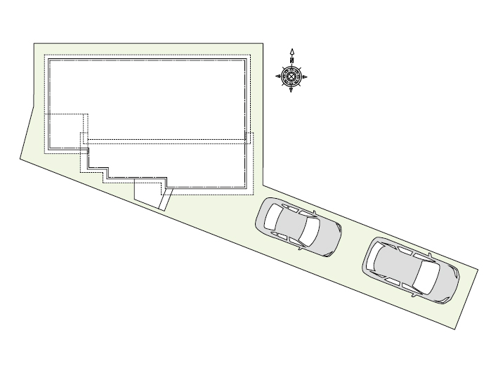 杉並区永福3_No5_間取り&配置図_最終ol_配置図