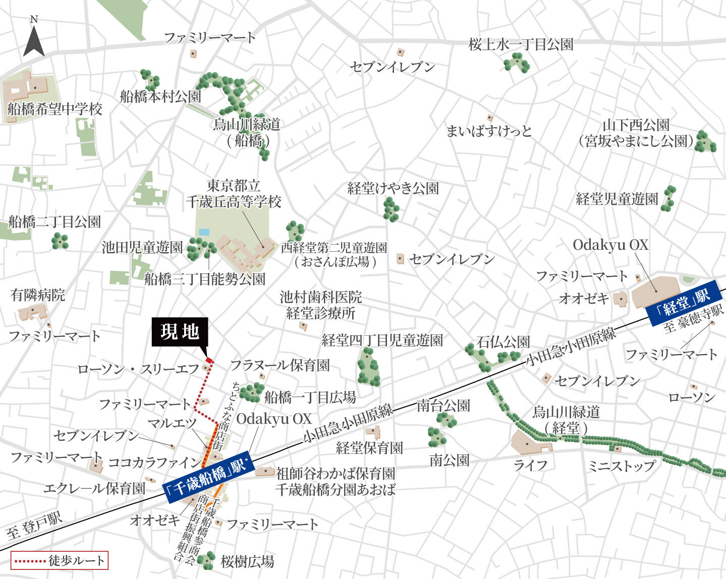 現地案内図