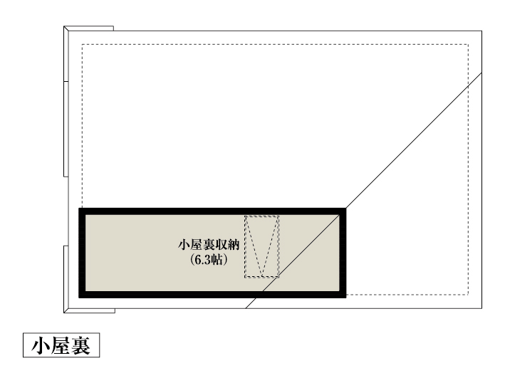 杉並区成田西1_14_No1_間取り&配置図_最終ol_小屋裏